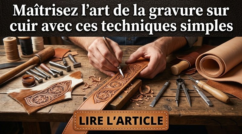 Maîtrisez l'art de la gravure sur cuir avec ces techniques simples